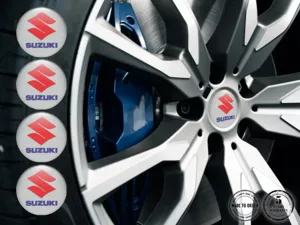 Suzuki Wheel Decal Style Racing Silicone Badges